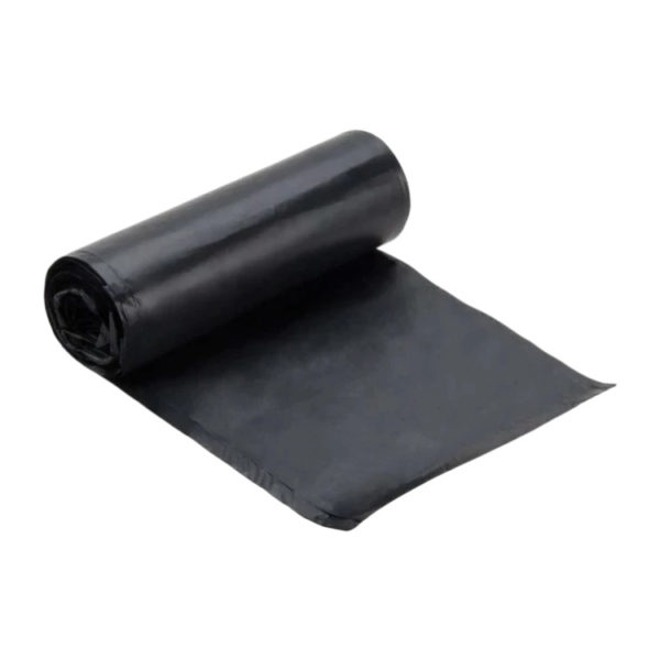 Vrečka za smeti LLDPE/reciklat 120 l 70×110 cm 35 my črna 25 kos/rol