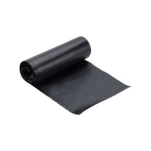Vrečka za smeti HDPE/virgin 30 l 50×60 cm 6 my črna 50 kos/rol