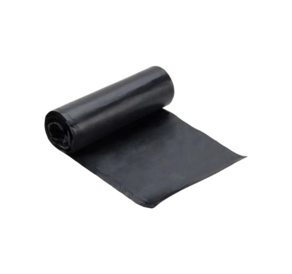 Vrečka za smeti HDPE/virgin 30 l 50×60 cm 6 my črna 50 kos/rol