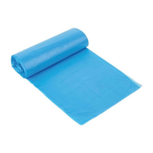 Vrečka za smeti LDPE/reciklat 70-90 l 57,5×100 cm 32 my modra 25 kos/rol