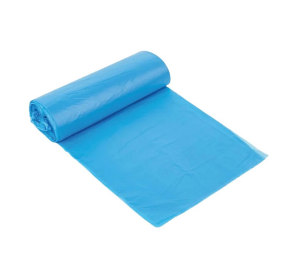 Vrečka za smeti LDPE/reciklat 70-90 l 57,5×100 cm 32 my modra 25 kos/rol