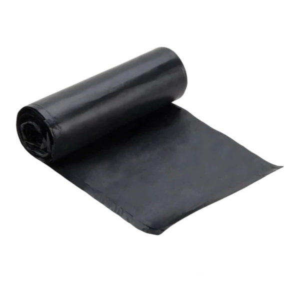 Vrečka za smeti LLDPE/reciklat 120 l 70×110 cm 20 my črna 20 kos/rol