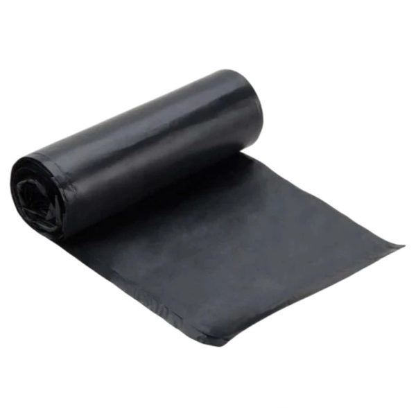 Vrečka za smeti LLDPE/reciklat 120 l 70×110 cm 20 my črna 20 kos/rol