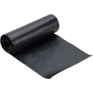 Vrečka za smeti LDPE/reciklat 180-240 l 114×150 cm 40 my črna 10 kos/rol