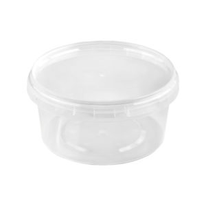 Posodica PP 630 ml prozorna, s pokrovom 30 kos (komplet)