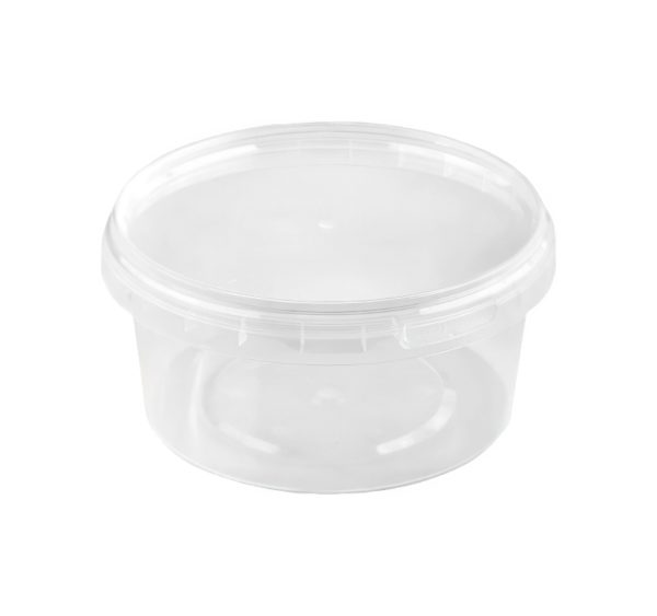 Posodica PP 630 ml prozorna, s pokrovom 30 kos (komplet)