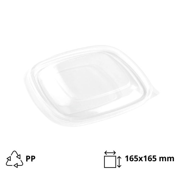 Pokrov PP Sabert 165×165 mm prozoren [50 kos/pak]