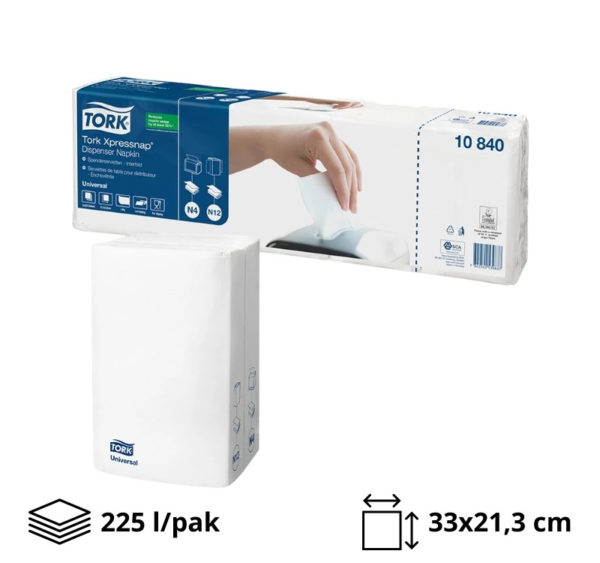 Tork Xpressnap® beli prtički za podajalnik (10840)