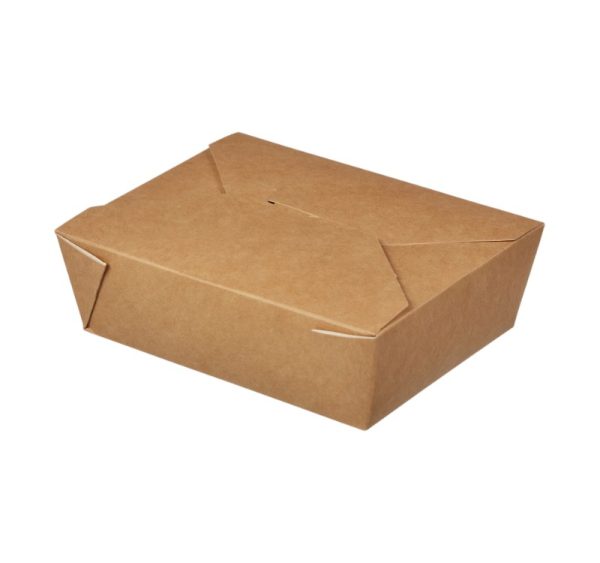 Papirnata posoda Fold Box 950 ml 170x135x50 mm kraft [15 kos/pak]