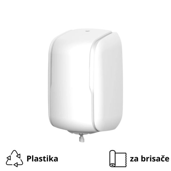 Podajalnik za brisače, centralni izvlek