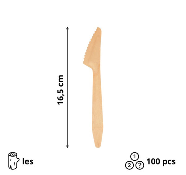 Lesen nož 165 mm 100 kos