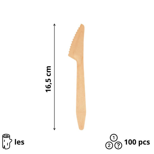 Lesen nož 165 mm 100 kos