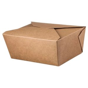 Papirnata posoda 2000 ml 195х140х63 mm kraft 50 kos