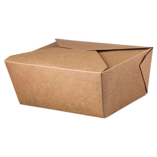 Papirnata posoda 2000 ml 195х140х63 mm kraft 50 kos