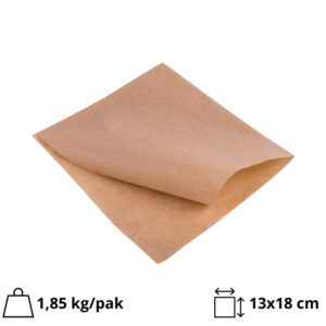 Vrečka za hamburger 130х180 mm kraft 4000 kos
