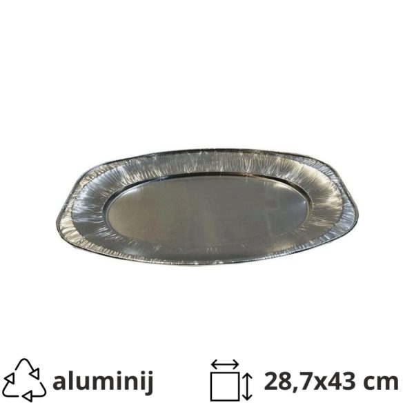 Aluminijasti pladenj M 28,7x43cm 10 kos