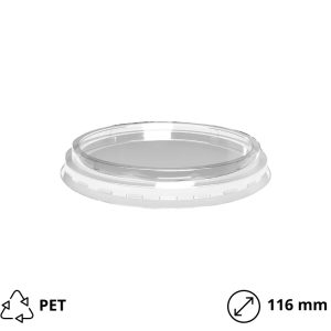Pokrov PET d=116mm 50 kos
