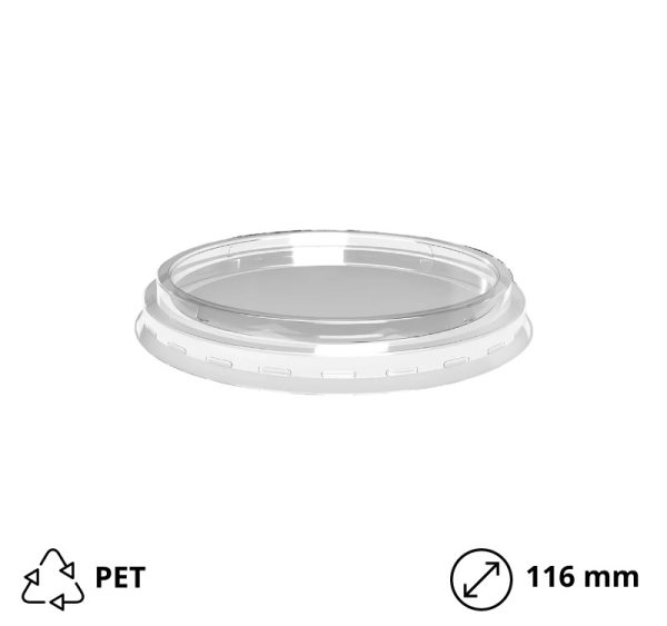Pokrov PET d=116mm 50 kos