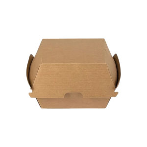 Burger embalaža 102x105x80 mm kraft 50 kos
