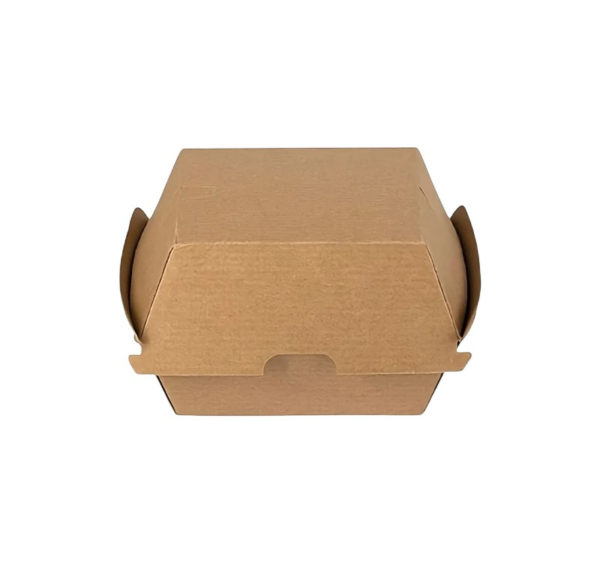 Burger embalaža 102x105x80 mm kraft 50 kos