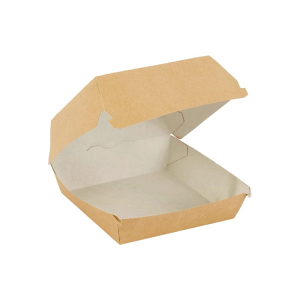 Burger embalaža 120x120x70 mm kraft 50 kos