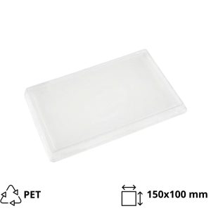 Pokrov raven 150×100 mm za papirnato posodo 750 ml 50 kos