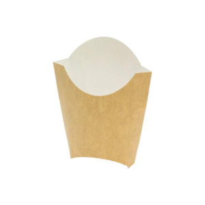 Žepek za krompirček Fry Pack 130x93x38 mm, kraft (L) 50 kos