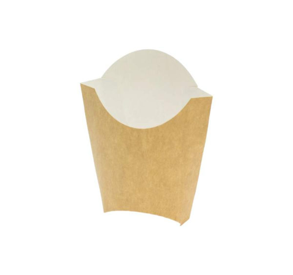 Žepek za krompirček Fry Pack 130x93x38 mm, kraft (L) 50 kos