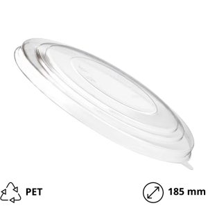 Pokrov PET za posodico 1300 ml d=185 mm 50 kos
