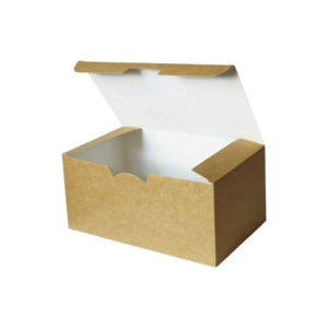 Papirnata posoda TAKE AWAY 115x75x45 mm kraft 50 kos