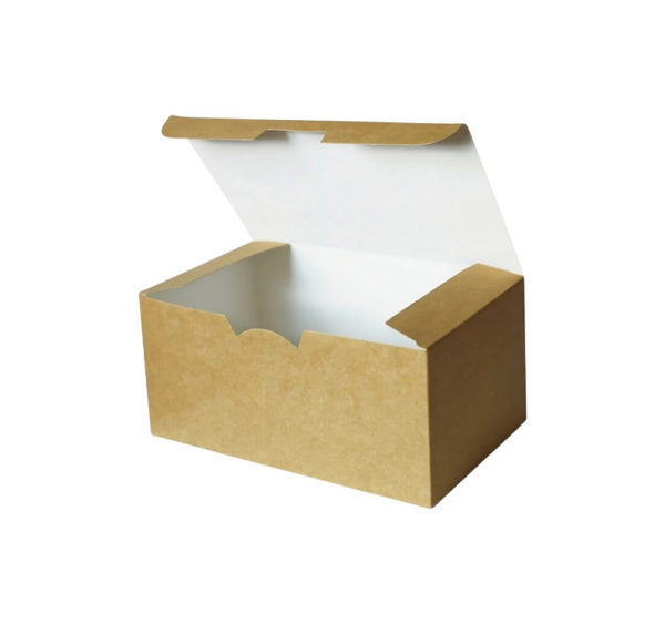 Papirnata posoda TAKE AWAY 115x75x45 mm kraft 50 kos