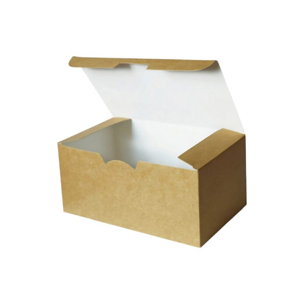 Papirnata posoda TAKE AWAY 115x75x45 mm kraft 50 kos
