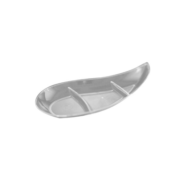 Finger food posodica PS 30 ml 120 mm Vejica prozorna 50 kos