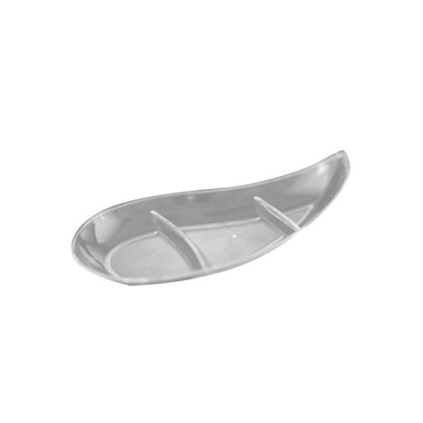 Finger food posodica PS 30 ml 120 mm Vejica prozorna 50 kos