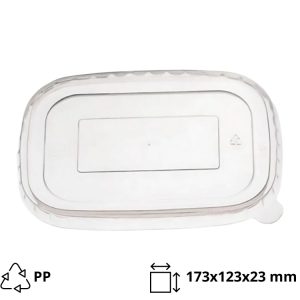 Pokrov PP za posodico 750/1000 ml 173х123х23 mm 50 kos