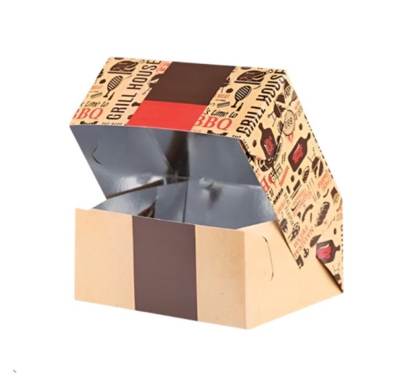 Papirnata škatla ENJOY GRILL, BBQ Aluminium 16,5х14х8 cm [11 kos/pak]