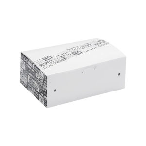 Papirnata posoda 114x73x45 mm, Black&White 50 kos