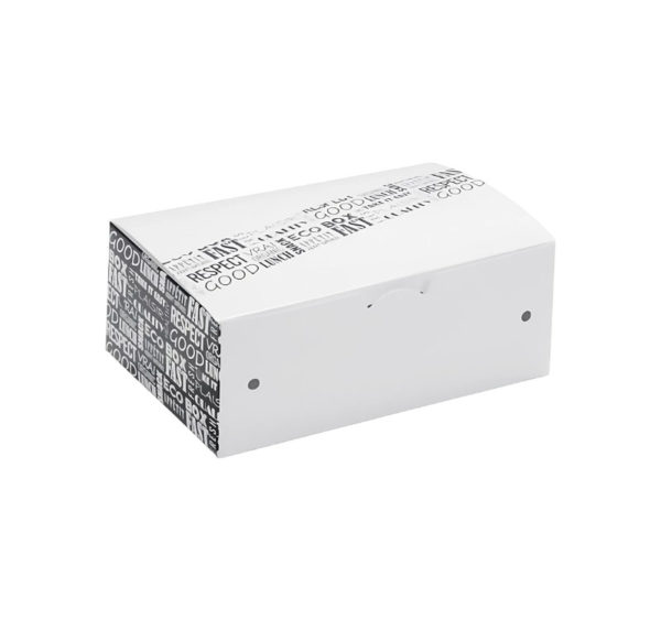 Papirnata posoda 114x73x45 mm, Black&White 50 kos