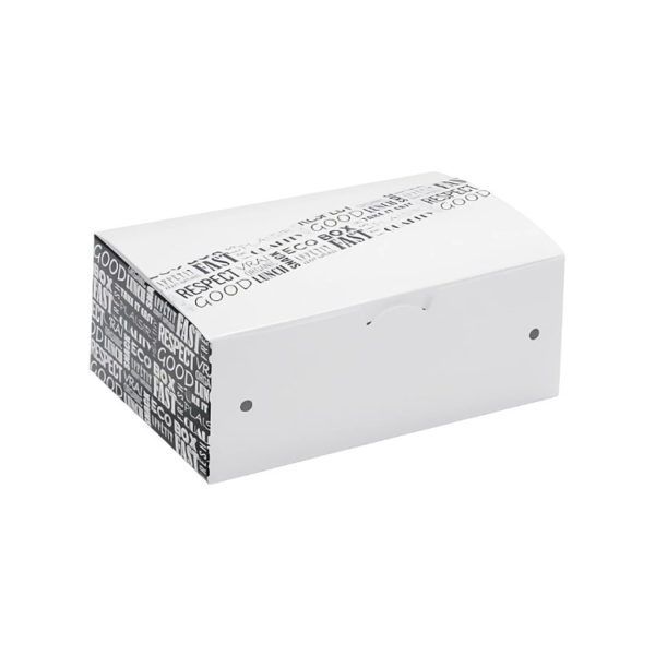 Papirnata posoda 114x73x45 mm, Black&White 50 kos