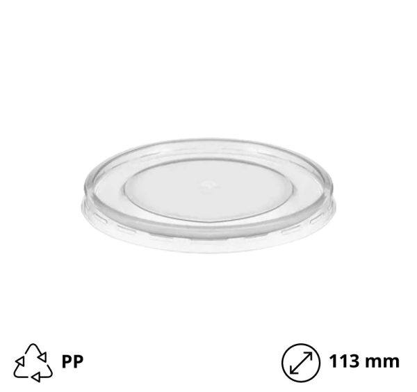 Pokrov PP za posodico 350 ml d=113 mm 50 kos
