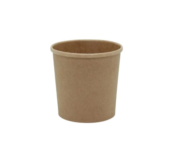 Papirnata posoda Tambien ECO 340 ml d=90 mm h=85 mm kraft, brez pokrova [25 kos/pak]