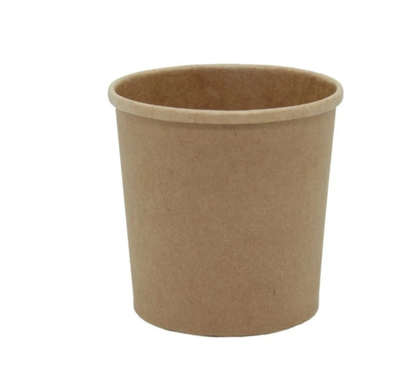 Papirnata posoda Tambien ECO 340 ml d=90 mm h=85 mm kraft, brez pokrova [25 kos/pak]