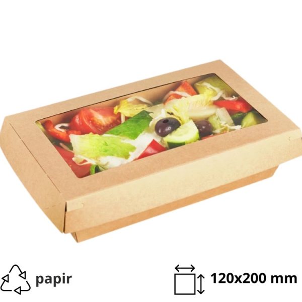 Papirnat pokrov z oknom OneClick 120×200 mm 25 kos