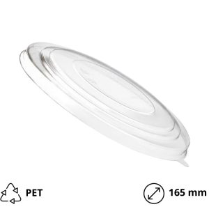 Pokrov PET za posodico 1100 ml d=165 mm 50 kos