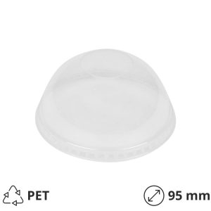 Pokrov kupola brez luknje PET d=95 mm 100 kos