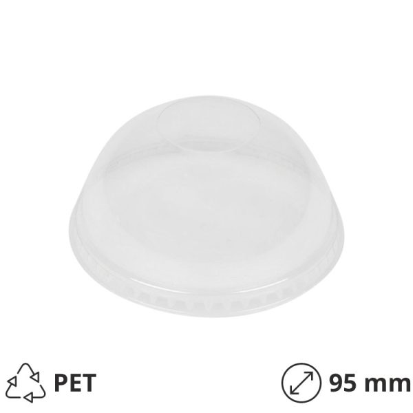 Pokrov kupola brez luknje PET d=95 mm 100 kos