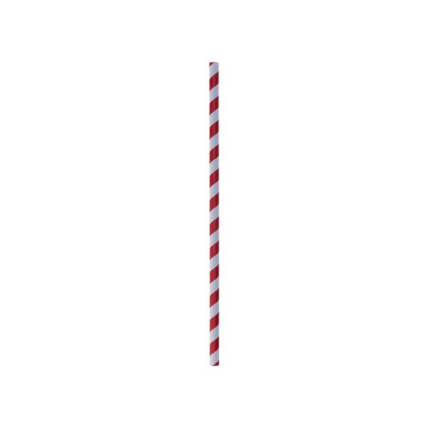 Slamice papirnate d=6 mm l=197 mm lolipop 100 kos