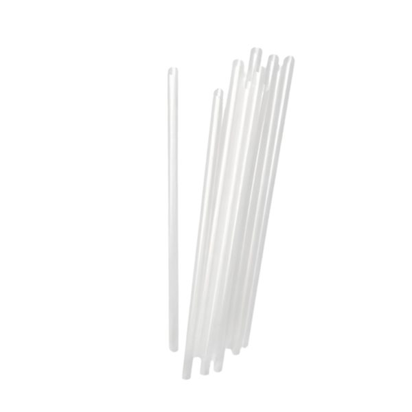 Slamice plastične l=190 mm d=6 mm prozoren 250 kos/pak