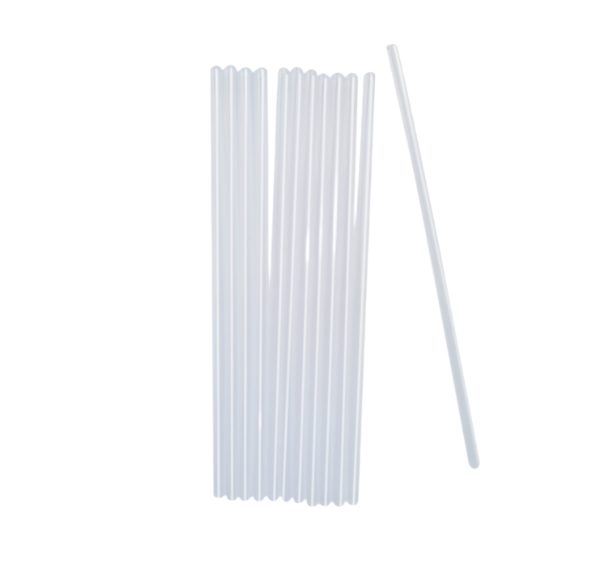 Slamice plastične l=240 mm d=8 mm prozoren 250 kos/pak