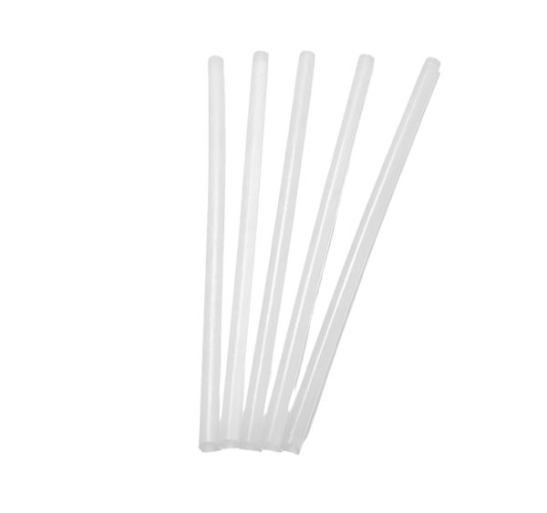 Slamice plastične d=12 mm l=240 mm prozoren 125 kos/pak